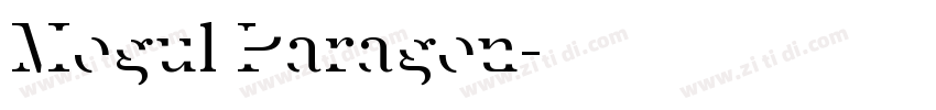 Mogul Paragon字体转换
